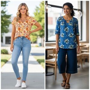 004 COMBO: Assorted blouses size S